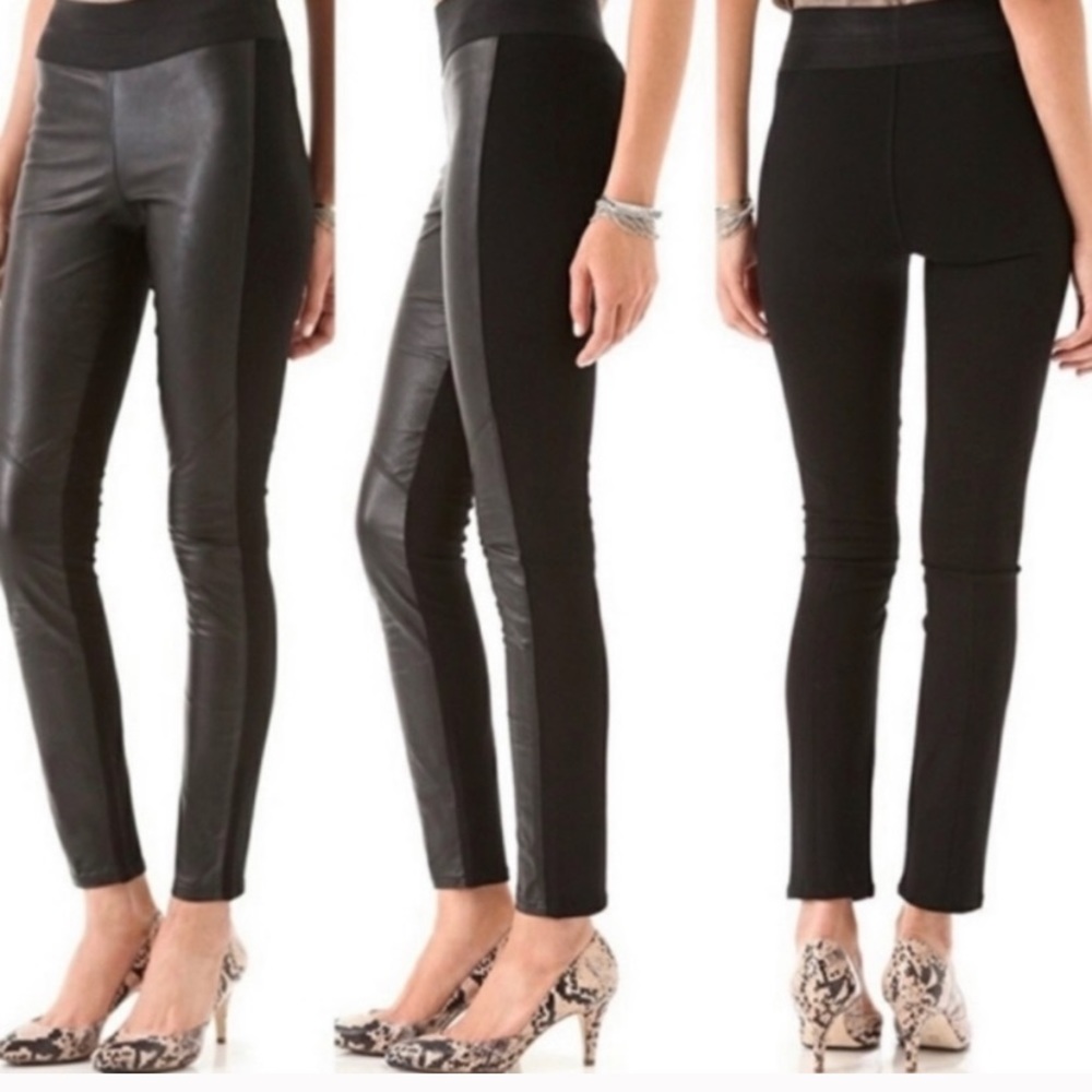 Club Monaco faux leather leggings!